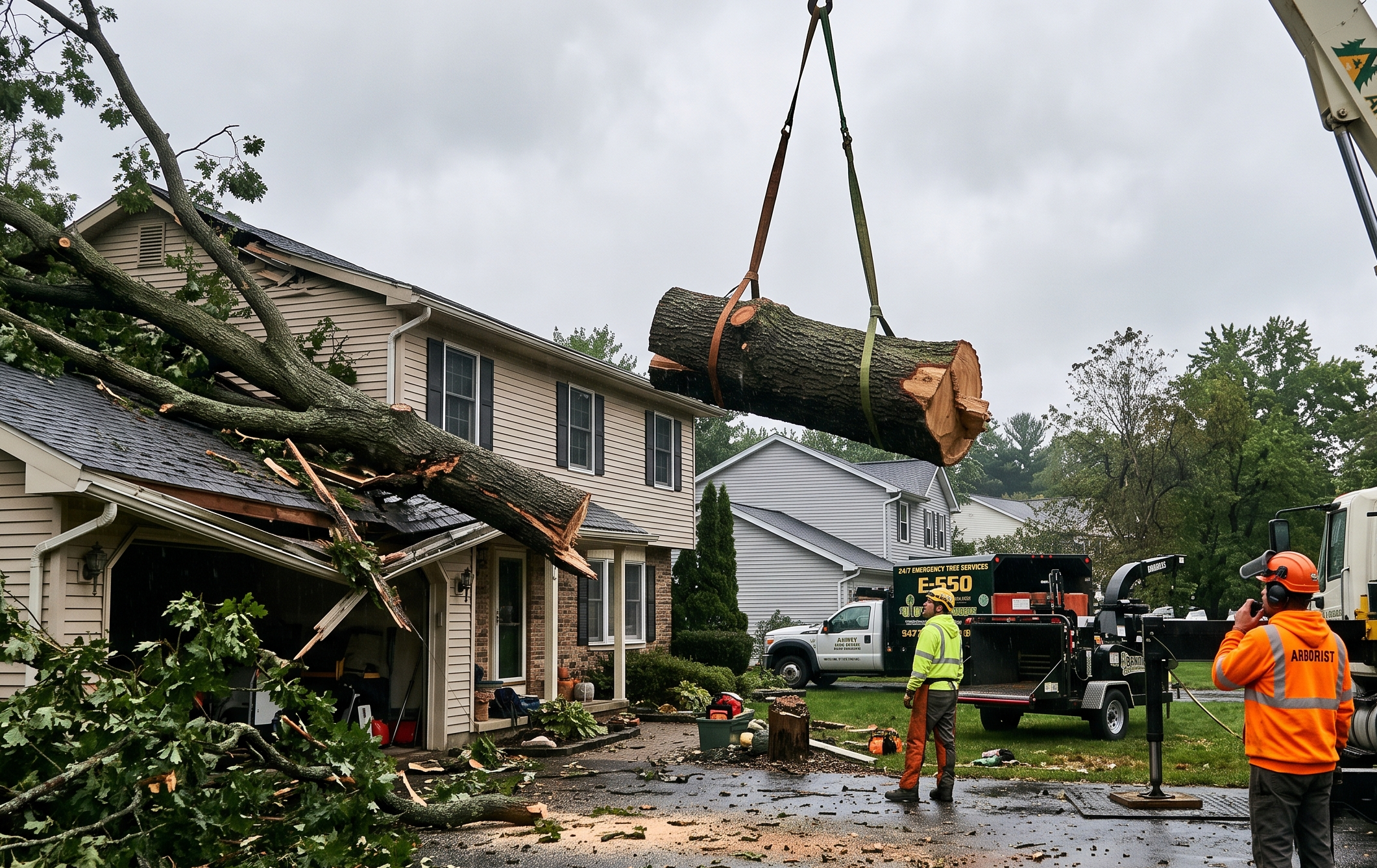 What to Do in a Tree Emergency: A Step-by-Step Guide When a Tree Falls on a Fence, Driveway, or Roof