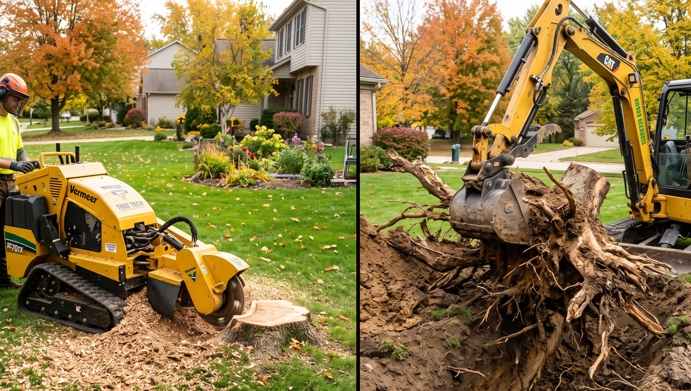 Stump Grinding vs. Total Stump Removal: Which Should You Choose?
