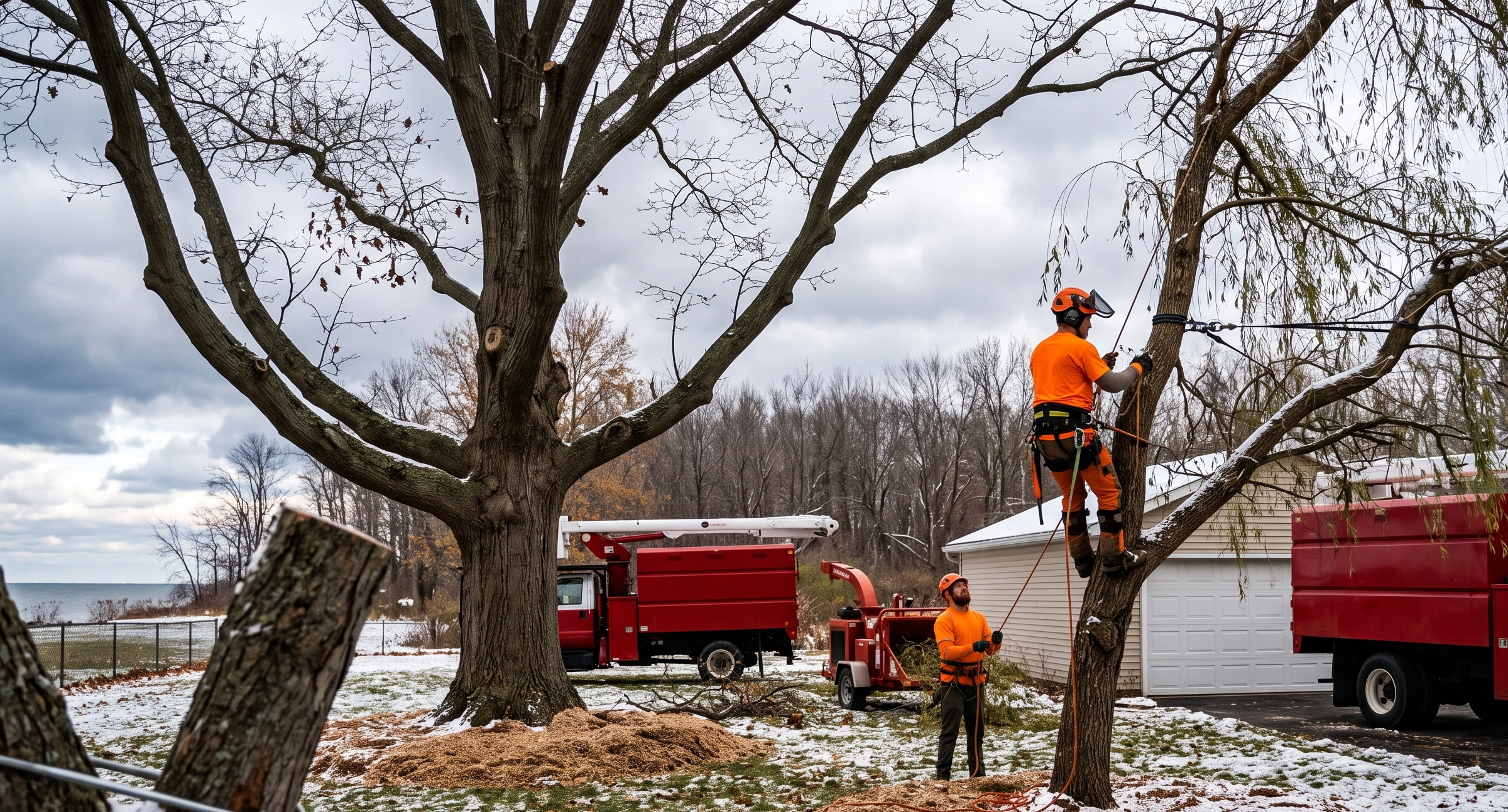 Getting Trees Ready for Heavy New York Snow and Ice Loads